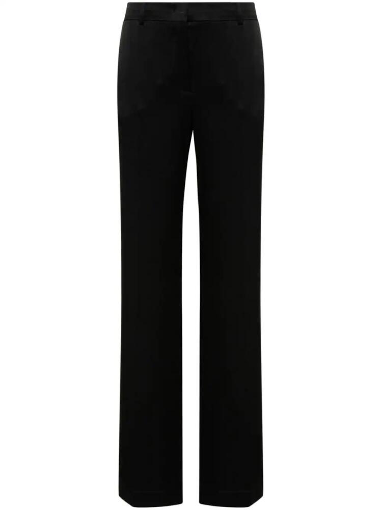 Alberta Ferretti pressed-crease straight trousers - Black Cover