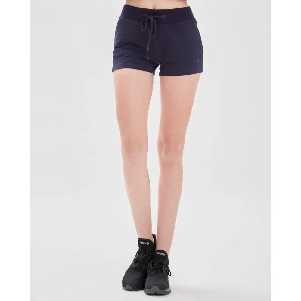 Rebody Active City Zip French Terry Shorts in True Navy Cover