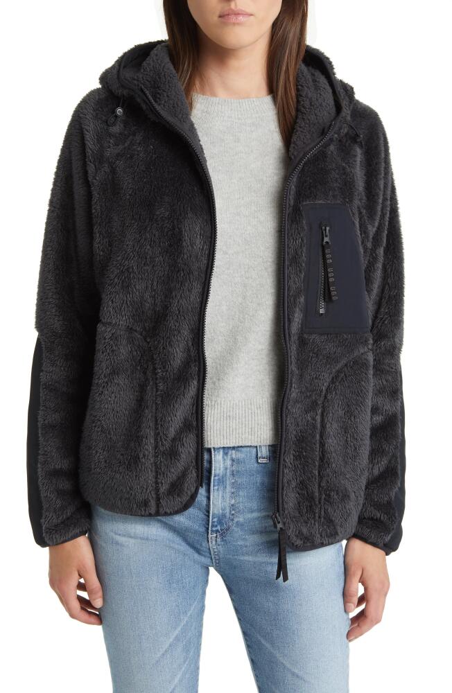 UGG(r) Ruthie Fleece Zip Jacket in Ink /Tar Cover