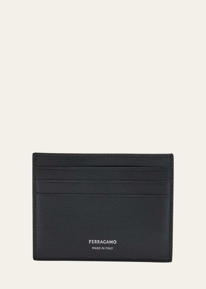 Ferragamo Men's Slim Leather Card Holder Cover