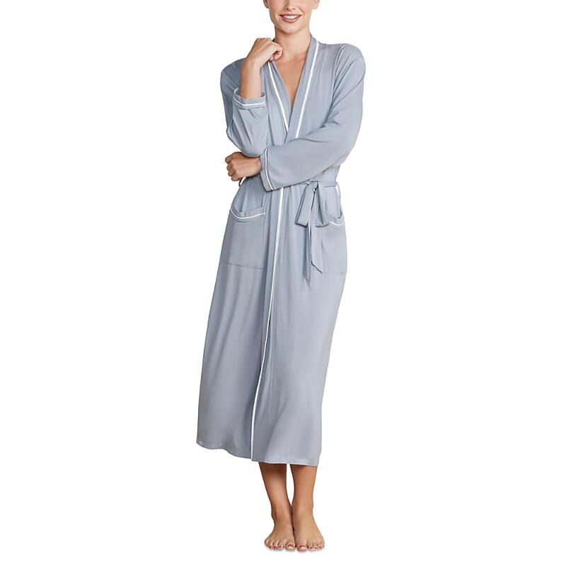 Barefoot Dreams Malibu Collection Soft Jersey Piped Robe Cover