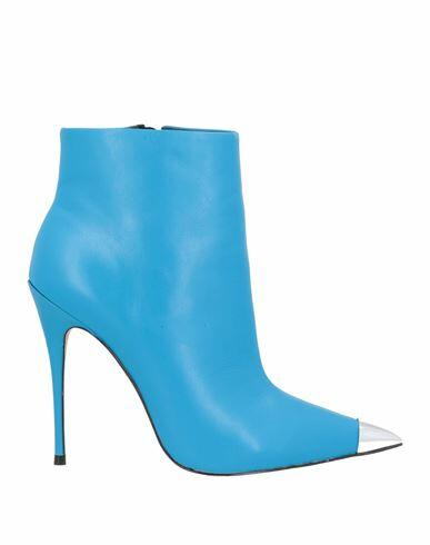 Carrano Woman Ankle boots Azure Soft Leather Cover