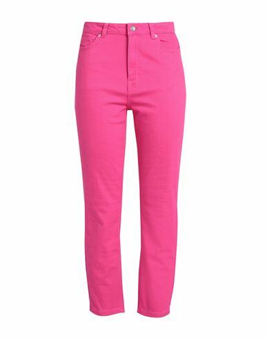 Vero Moda Woman Jeans Fuchsia Cotton, Elastane Cover