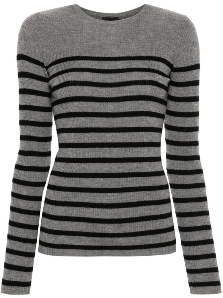 HERSKIND Camb striped knitted jumper - Grey Cover