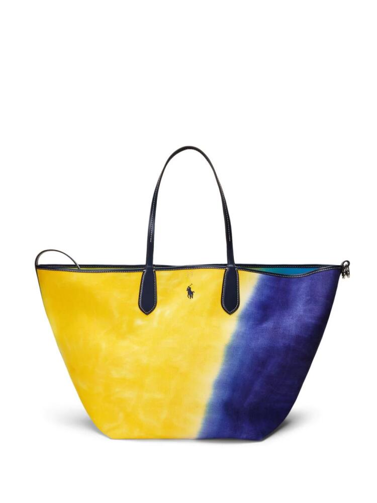 Polo Ralph Lauren tie-dye canvas tote bag - Blue Cover