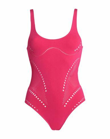 Stella Mccartney Woman One-piece swimsuit Pink Polyamide, Elastane Cover