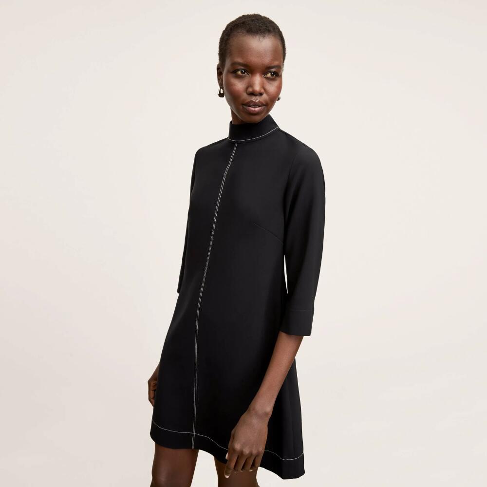 M.M.LaFleur Kinsley Dress - Everyday Crepe in Black Cover