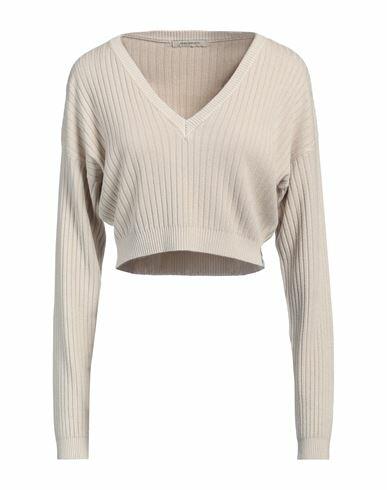 Hinnominate Woman Sweater Beige Viscose, Elastane Cover