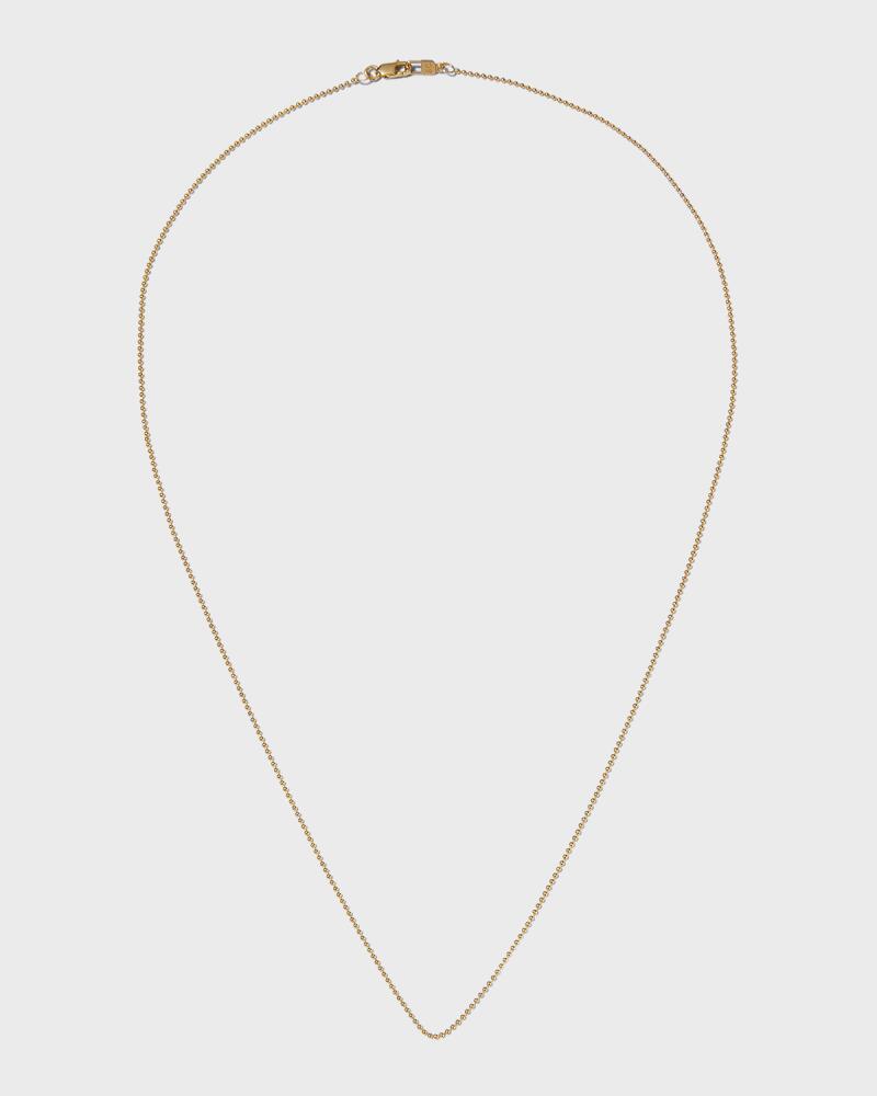 Sarah Chloe Melange 14K Gold Ball Chain Necklace Cover