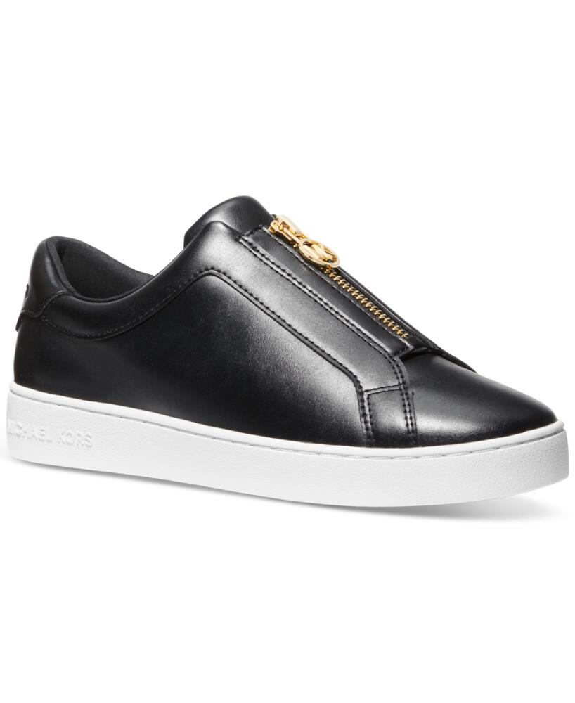 Michael Michael Kors Women's Keaton Zip Slip-On Sneakers - Black Cover