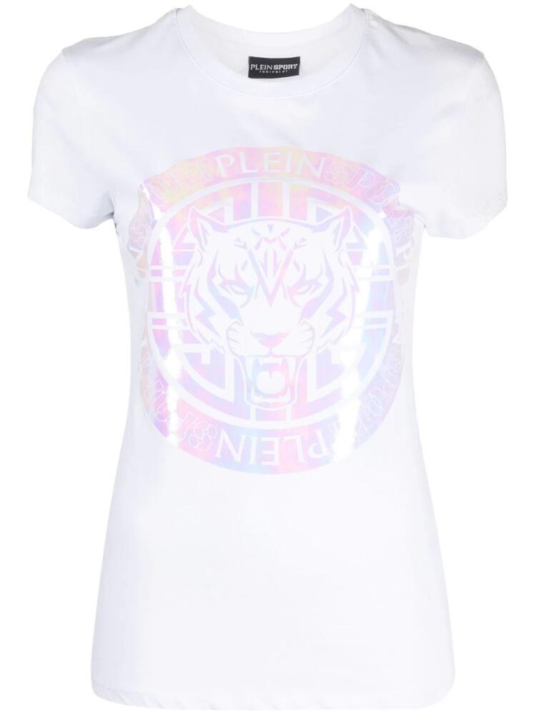 Plein Sport tiger logo statement T-shirt - White Cover