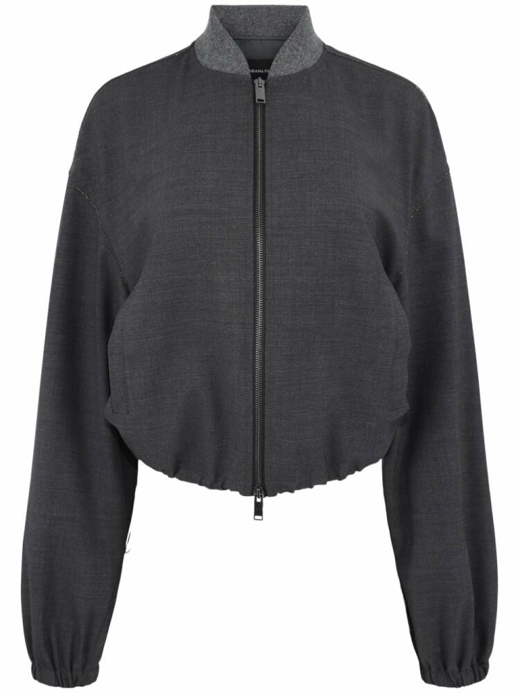 Fabiana Filippi zip-up bomber jacket - Grey Cover