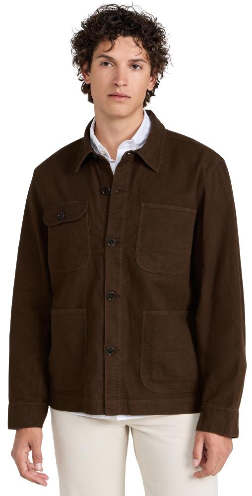 Alex Mill Work Jacket In Chamois Espresso Cover