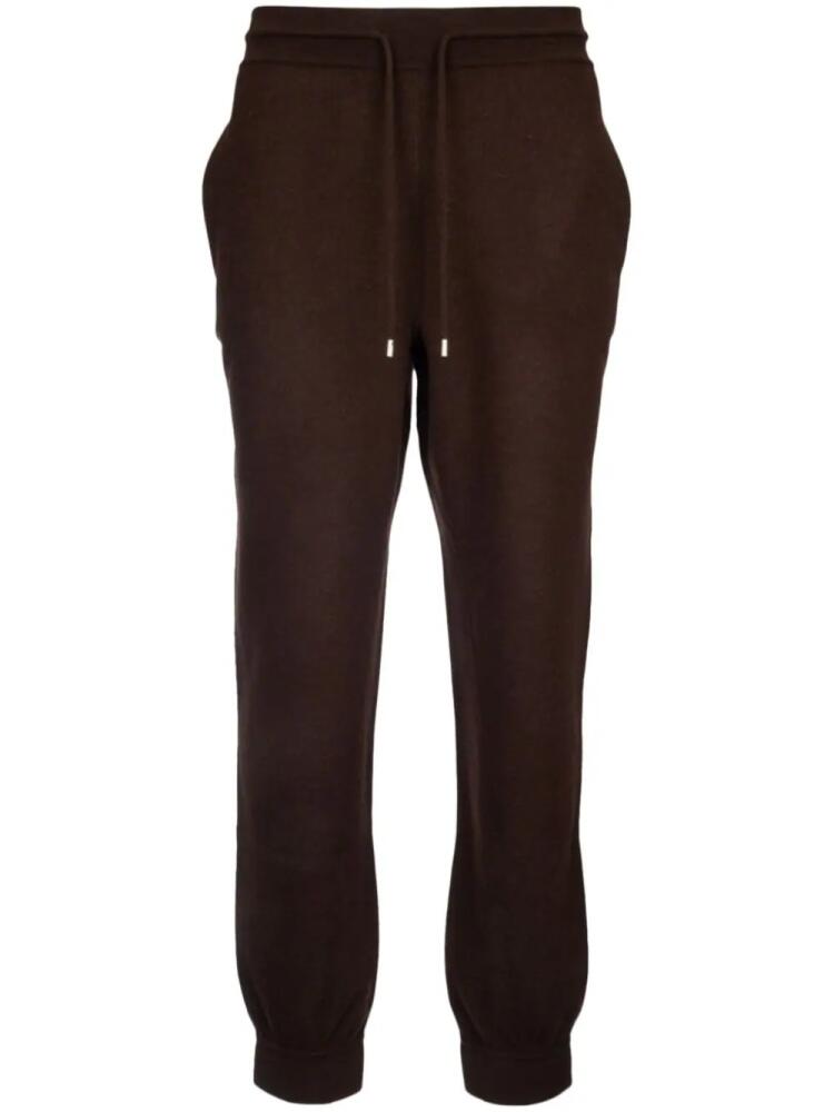 Loro Piana Rassa wool track pants - Brown Cover