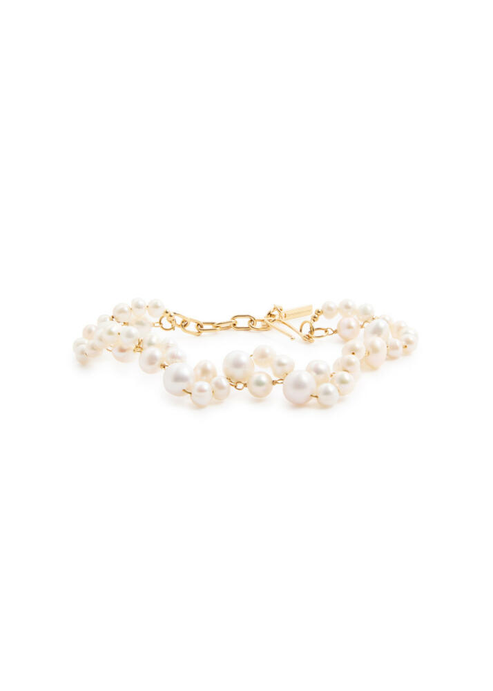 Completedworks Tide Pearl and 18kt Gold Vermeil Bracelet Cover