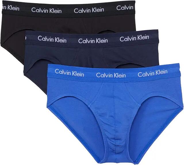 Calvin Klein Underwear Cotton Stretch Multipack Hip Brief (Black 1) Men's Underwear Cover