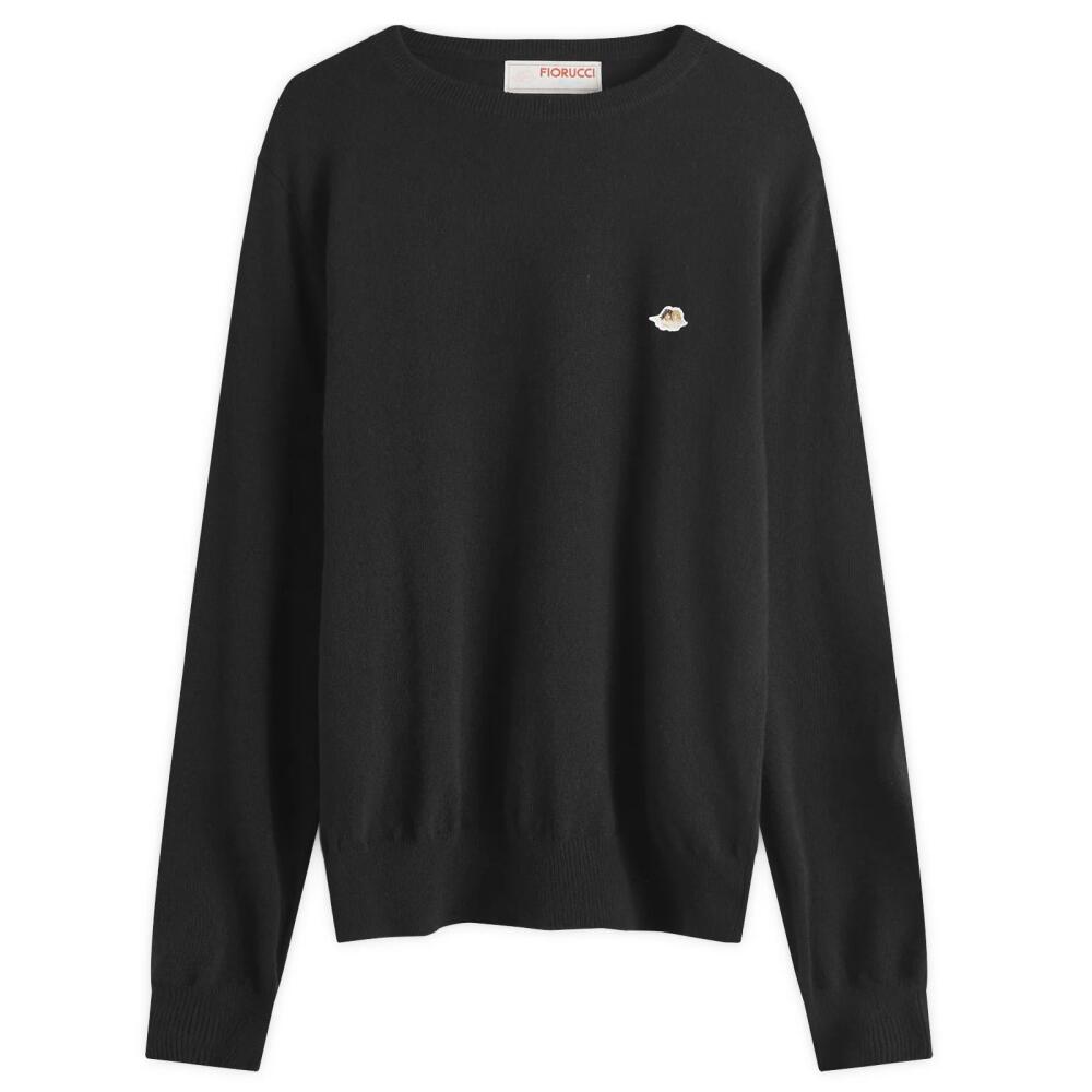 Fiorucci Women's Angel Patch Oversized Sweater in Black Cover