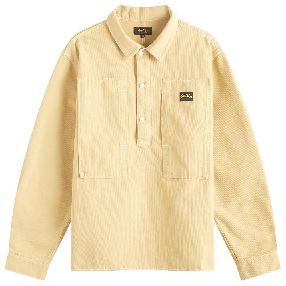 Stan Ray Men's Popover Painters Shirt in Khaki Bedford Cord Cover