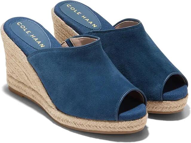 Cole Haan Cloudfeel Southcrest Mule (Blue Wing Teal Suede) Women's Sandals Cover