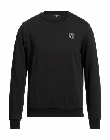 C'n'c' Costume National Man Sweatshirt Black Cotton Cover