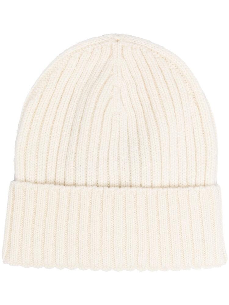 Dell'oglio ribbed-knit cashmere beanie - Neutrals Cover