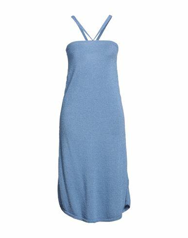 Na-kd Woman Midi dress Light blue Acrylic Cover