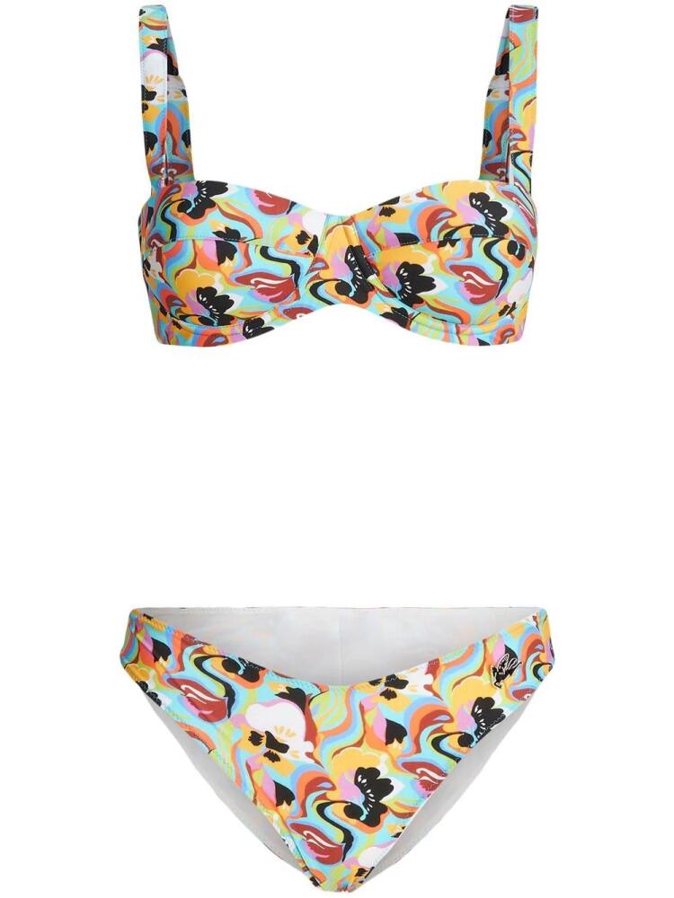 ETRO all-over graphic-print bikini set - Multicolour Cover