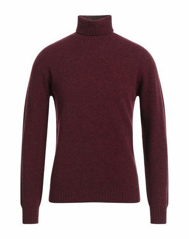 Altea Man Turtleneck Deep purple Virgin Wool Cover