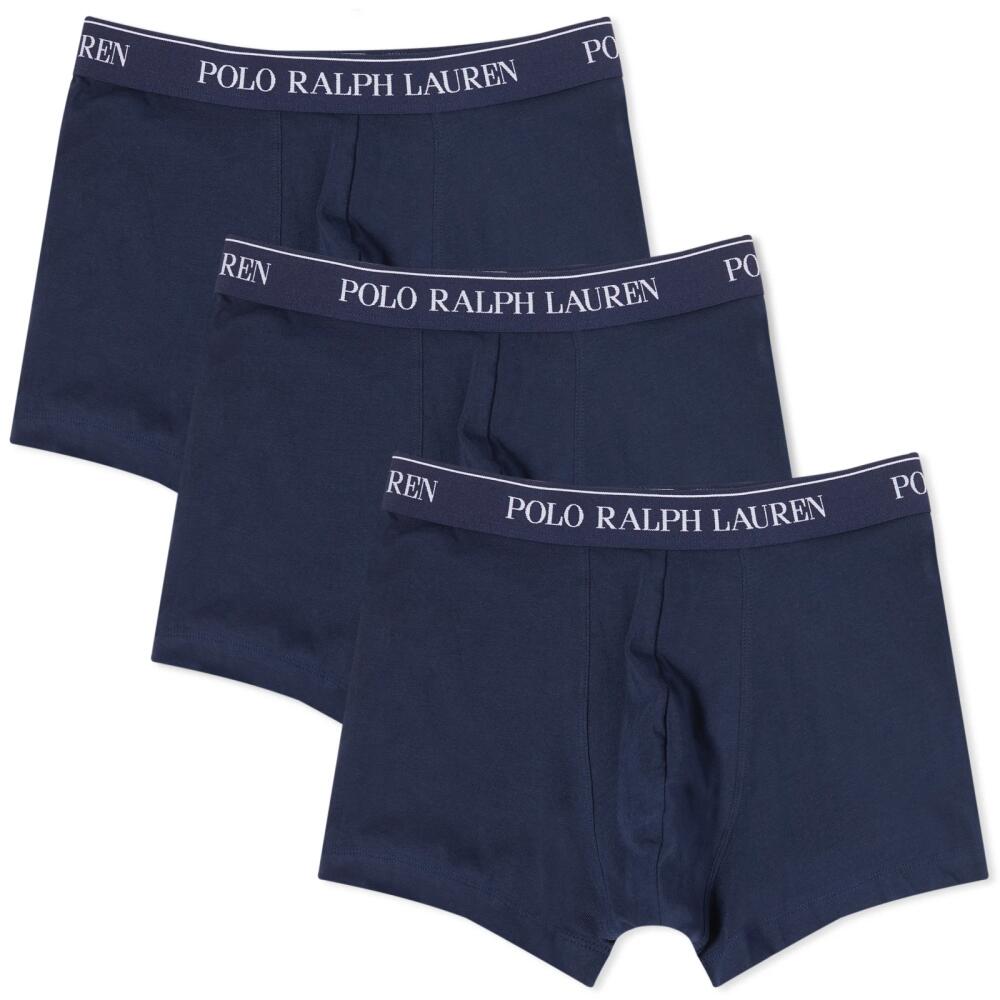 Polo Ralph Lauren Men's Cotton Trunk - 3 Pack in Cruise Navy Cover