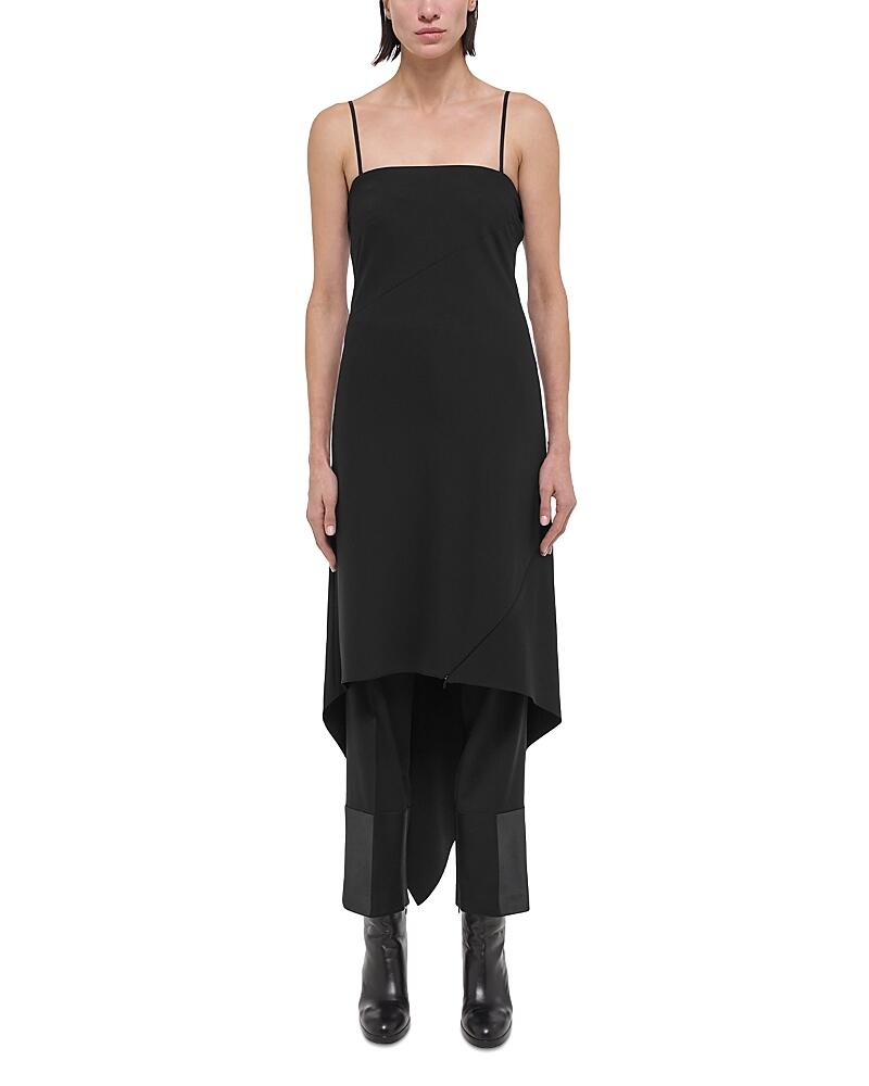 Helmut Lang Scarf Hem Wool Dress Cover