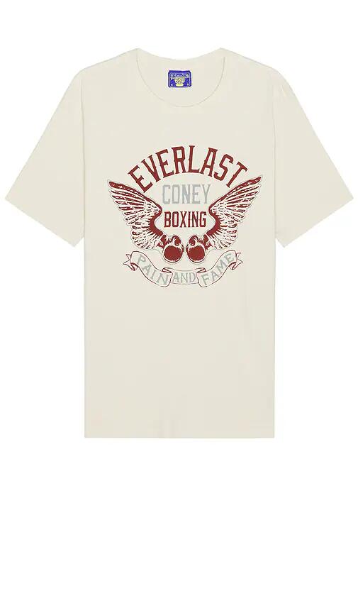 Coney Island Picnic x Everlast Fame Garment Dyed Tee in Nude Cover