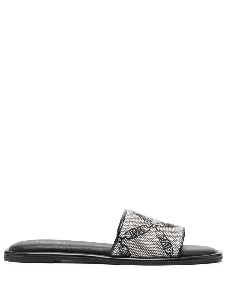 Michael Michael Kors Hayworth leather slides - Black Cover