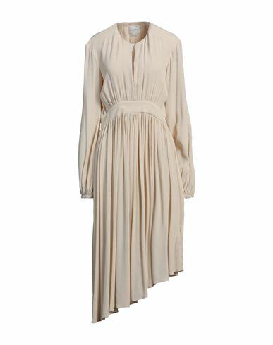 Ballantyne Woman Midi dress Beige Acetate, Silk Cover