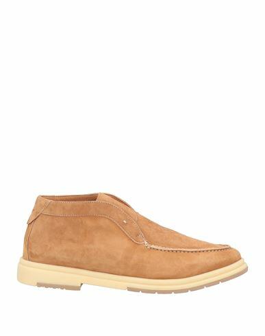 Andrea Ventura Firenze Man Ankle boots Camel Leather Cover