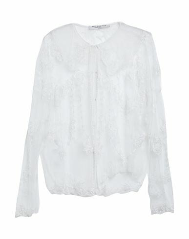 Philosophy Di Lorenzo Serafini Woman Shirt White Polyamide, Cotton Cover