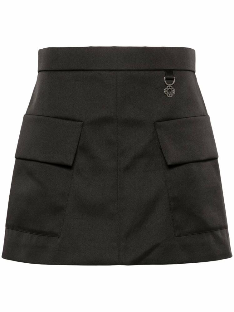 Maje scuba jersey mini skirt - Black Cover