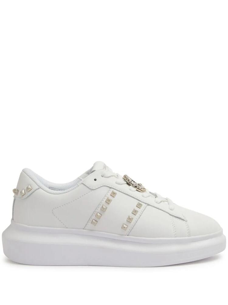 Just Cavalli logo-plaque sneakers - White Cover