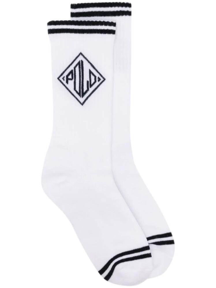 Polo Ralph Lauren logo-embroidered socks - White Cover