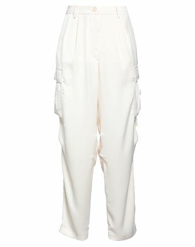 Aniye By Woman Pants Ivory Polyester Cover