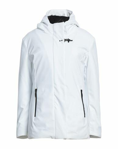 Iesse Woman Jacket White Polyester, Elastane Cover