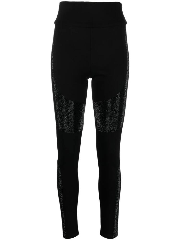 Philipp Plein high-rise embellished leggings - Black Cover