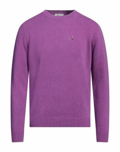 Avignon Man Sweater Purple Wool, Nylon Cover