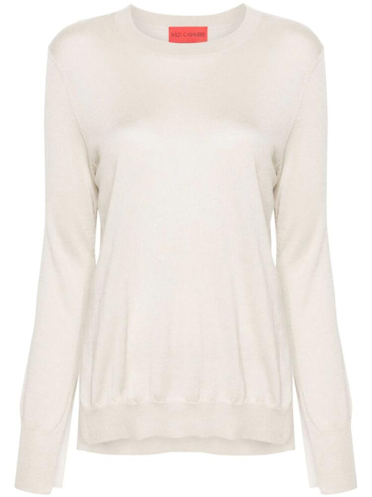 Wild Cashmere round-neck long-sleeve jumper - Neutrals Cover