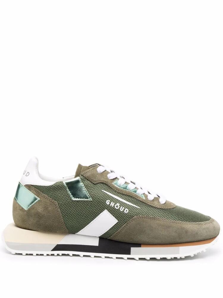 GHŌUD colour-block sole sneakers - Green Cover