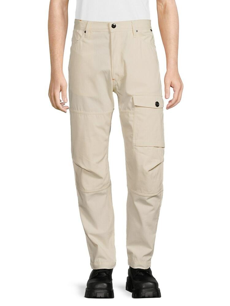 G-Star RAW Men's Bearing Solid Cargo Pants - Ecru Cover