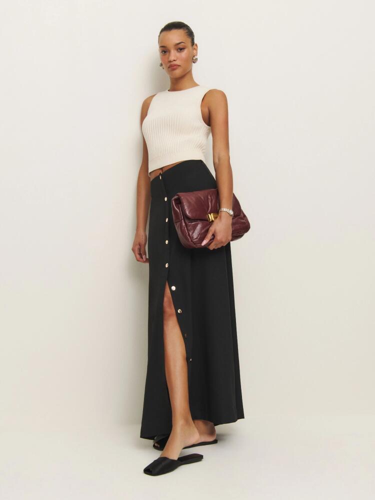 Reformation Andi Low Rise Maxi Skirt Cover