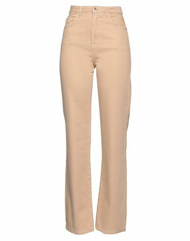 Patrizia Pepe Woman Jeans Sand Cotton Cover