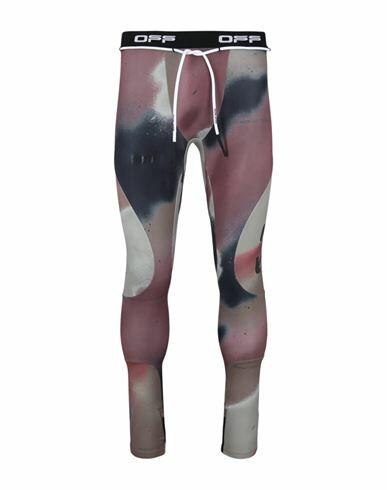 Off-white Camouflage Performance Leggings Man Pants Multicolored Polyester, Elastane Cover