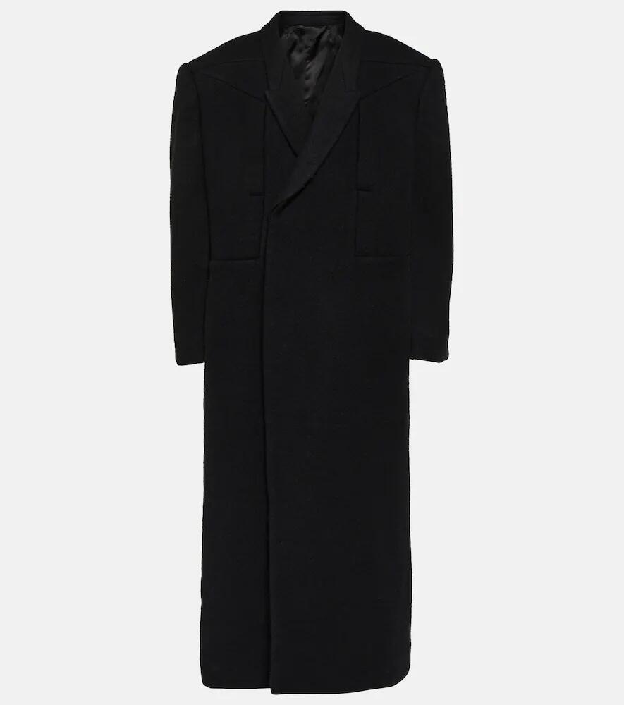 Rick Owens Oversized virgin wool coat Cover