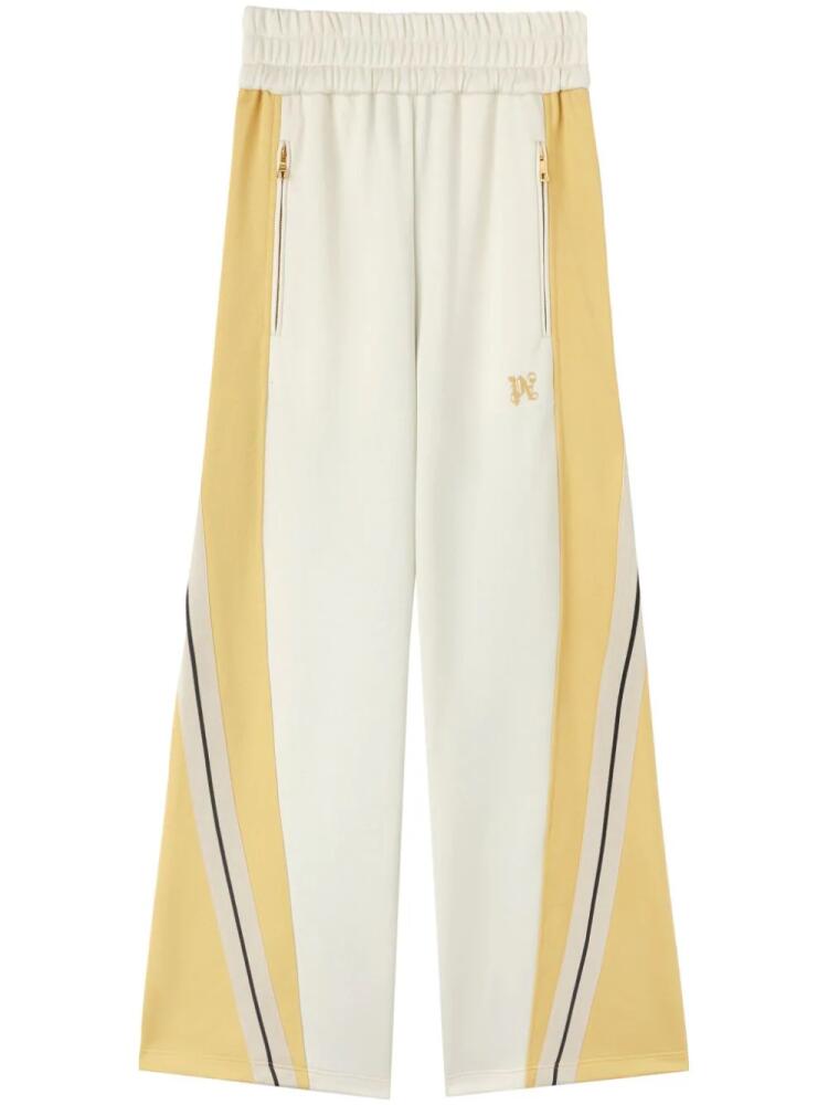 Palm Angels colour-block track pants - White Cover